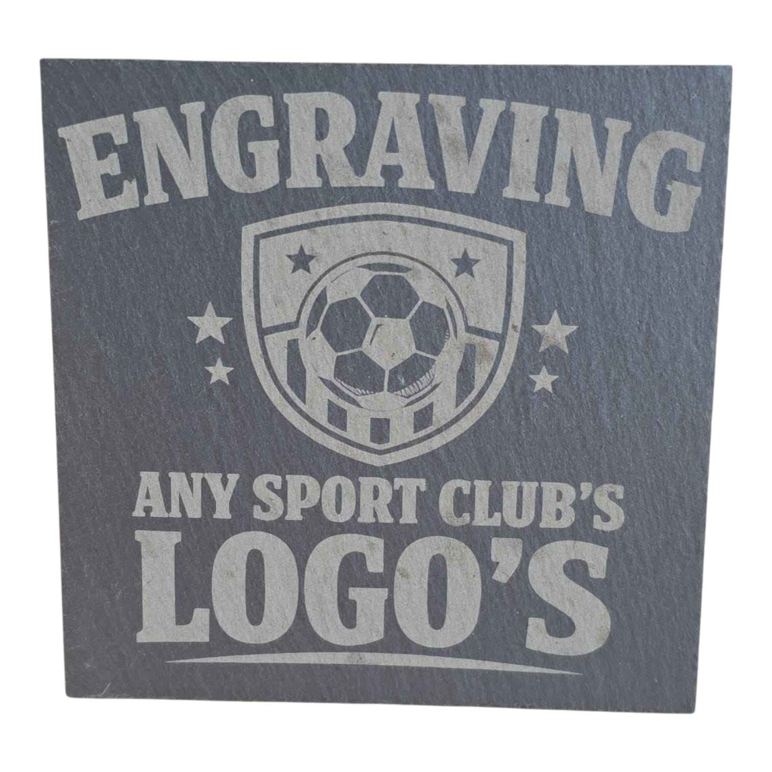 Any Sport's Logo's Slate Coaster