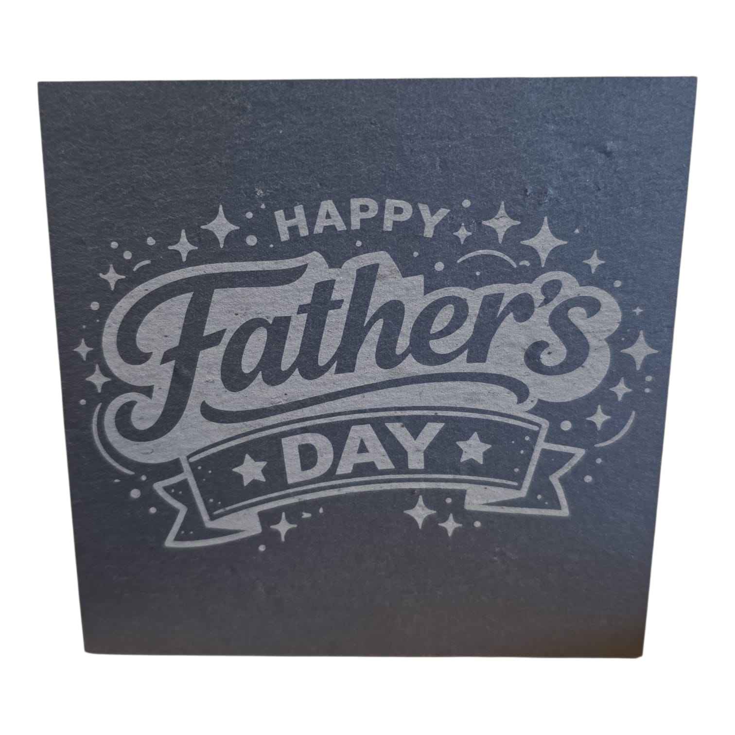 Father's Day Slate Coaster