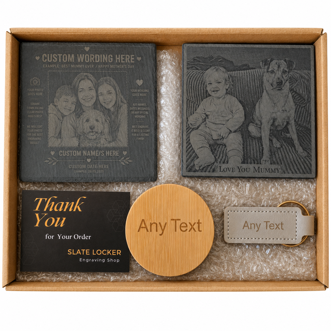 Slate locker Personalised Gift Set by Slate Locker
